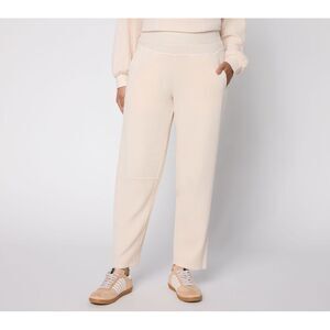 Anybody Women's Pants Sz S Washed Waffle Modified Barrel Pant White